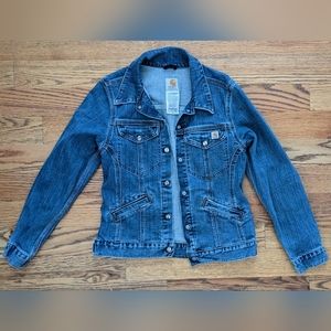 Carhartt Blue Denim Jeans Jacket
